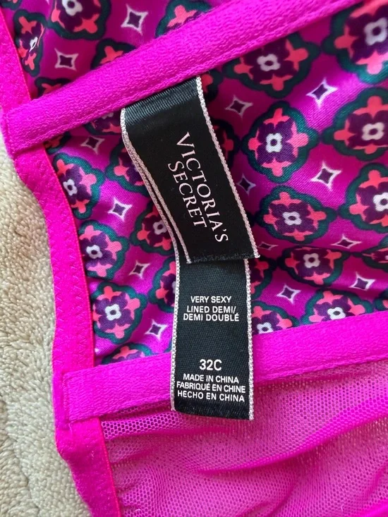 Purple Patterned Bra - Women Intimates - Picture 4 of 4